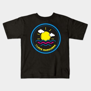 I LOVE MAROUBRA - COLOURFUL Kids T-Shirt